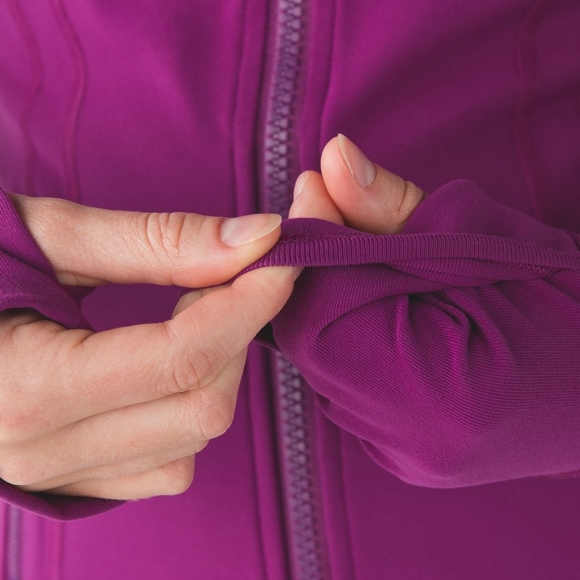 Lululemon | Define Jacket | Purple Full Zip Thumbholes | Size 6 - Picture 11 of 13